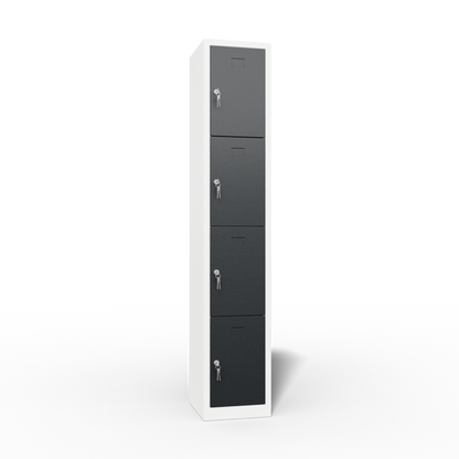PPE MULTIDEUR OPBERGKAST 4-LAAGS 4 DEUREN (350x400x1950mmH)